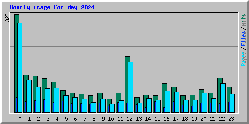 Hourly usage for May 2024